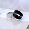 Neutral Couple Titanium Steel Frosted Ring