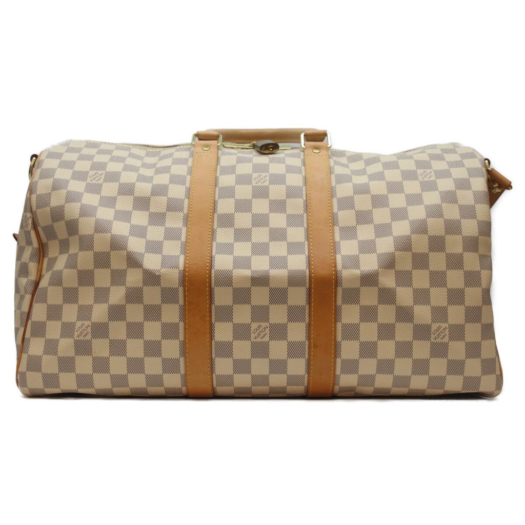 LOUIS VUITTON 16 years N48223 Damier Azur Keepall Bandolier 45 Boston bag Damier Azur CanvasUsed