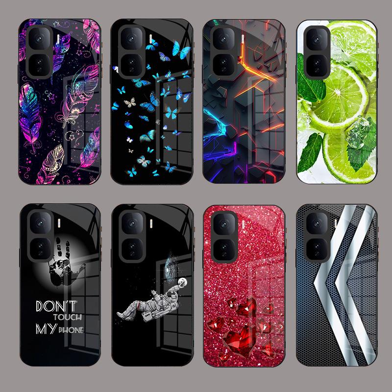 For Vivo IQOO Neo 10 5G Case Tempered Glass Phone Case For Vivo IQOO Neo 10 Pro 5G Back Cover IQOONeo 10 Protective Shell Coque