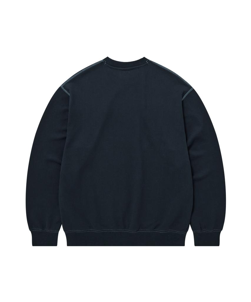 COVERNAT Small Logo Sweatshirt Navy