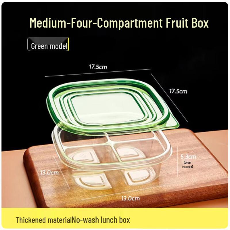 Sanbyle Compartmentalized Disposable Bento Box