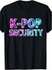 K-Pop Security Mom Dad Funny Halloween Costume T-Shirt 2026 Summer Short-sleeved Printed T-shirt