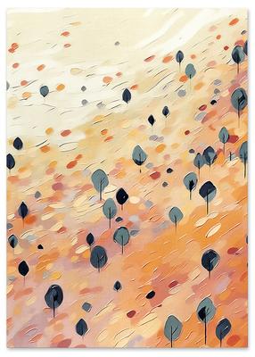 Poster Painting Abstraction Pastels