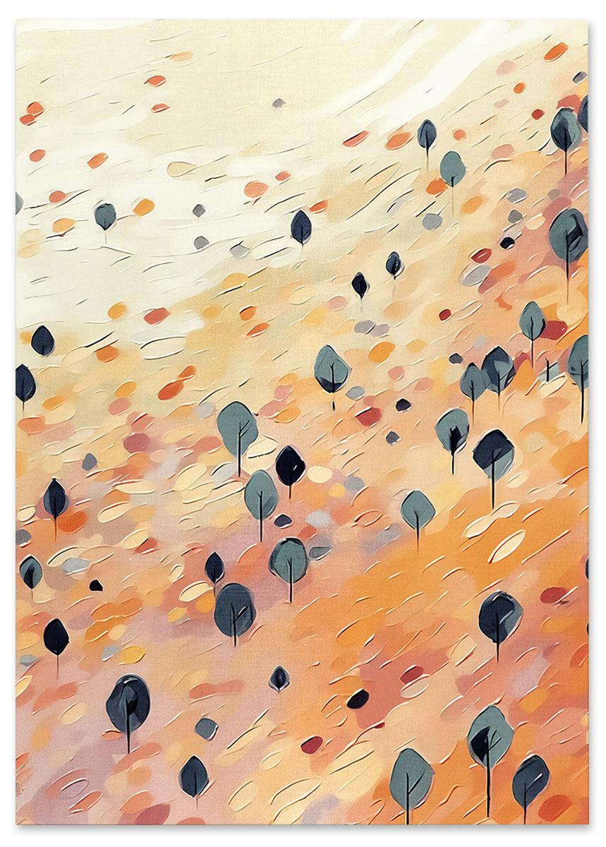 

Plakat obraz abstrakcja pastele 30x40 cm