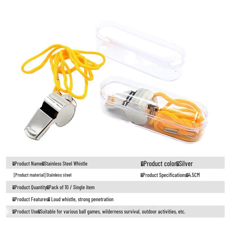 Portable Stainless Steel Whistle