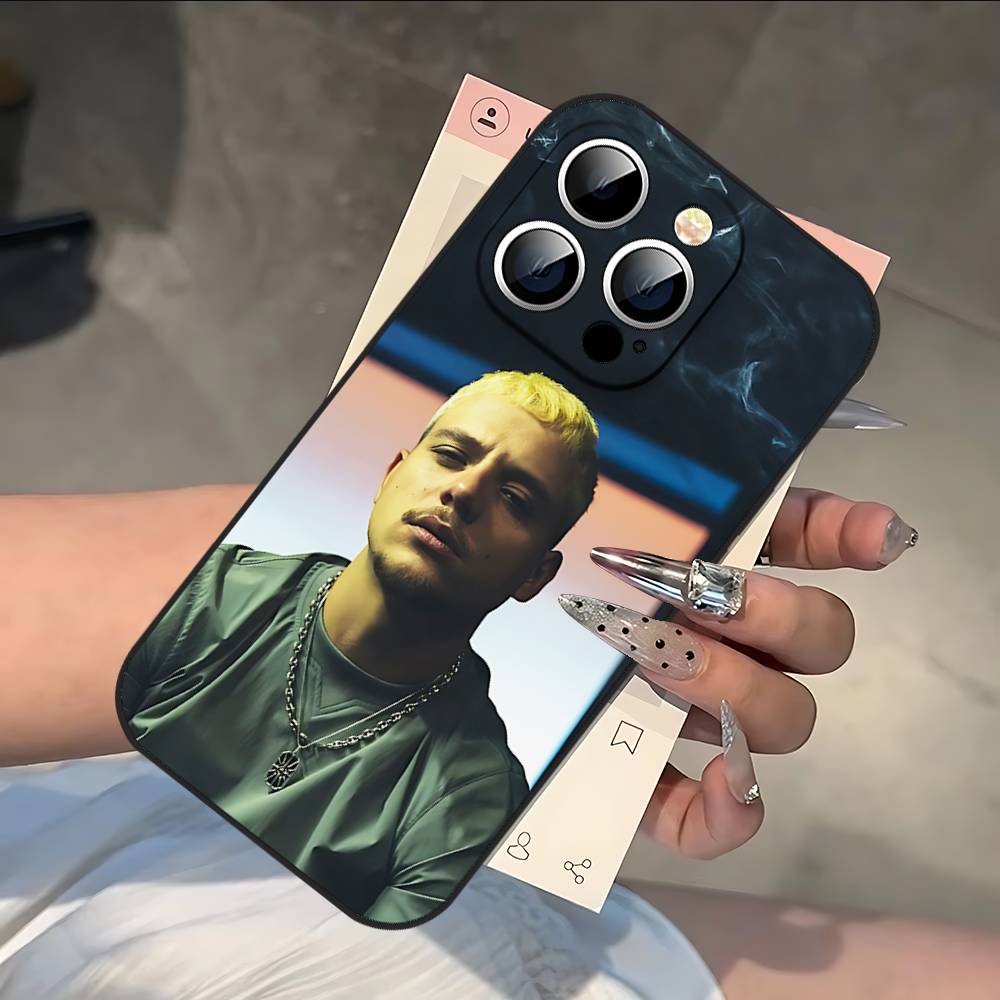 PLK French Rapper Mathieu Phone Case Black Phone Case That Fits For IPhone 17,16,15,11,13,14 Pro Max,Plus,X,Xr,Xs Max,13Mini