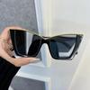 Designer Cat Eye Sunglasses Women Men Cool Brand Square Sun Glasses Big Frame Mirror Trendy Oculos De Sol