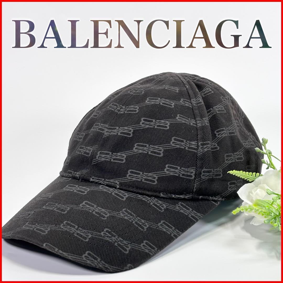 Used Balenciaga 704104 Logo Cap 59 Black Popular Model Brand