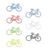 15Pcs Bike Shape Paper Clips 55x35mm Assorted Color Metal Clips File Paper Clamp For Document File Photo Organization