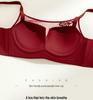 Rose Rendezvous: Red Seamless Push-Up Bra for Comfort and Enhancement