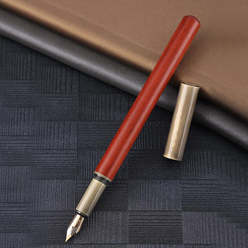 Brass Retro Sandalwood Pen, Brass Sandalwood Business Pen Signature Pen, Advertising Pen