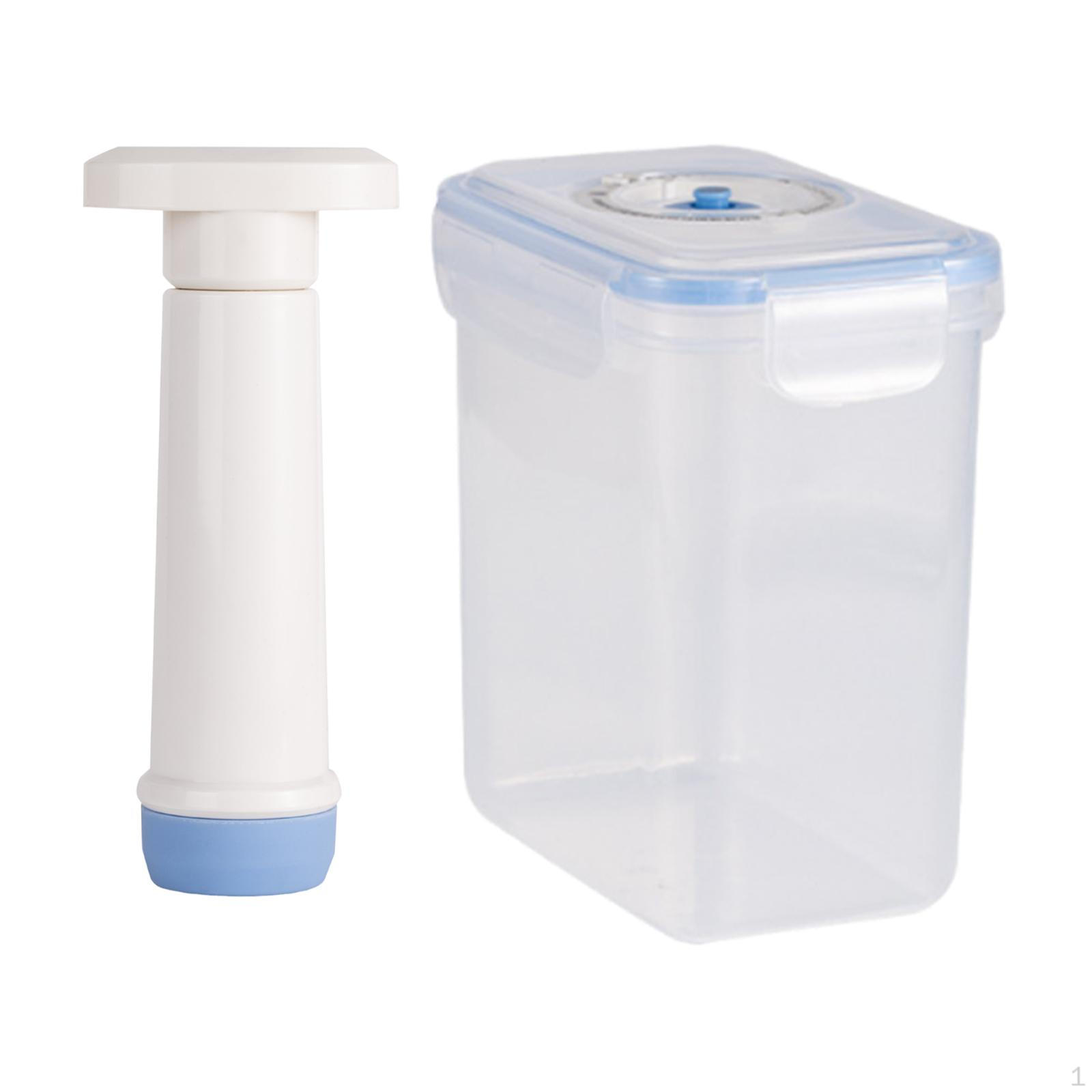 

Герметичный контейнер для еды с вакуумным насосом для сохранения свежести салатов 1.6L