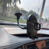 Flexible Long Arm and Suction Cup Car Phone Holder with Auto-Locking Feature