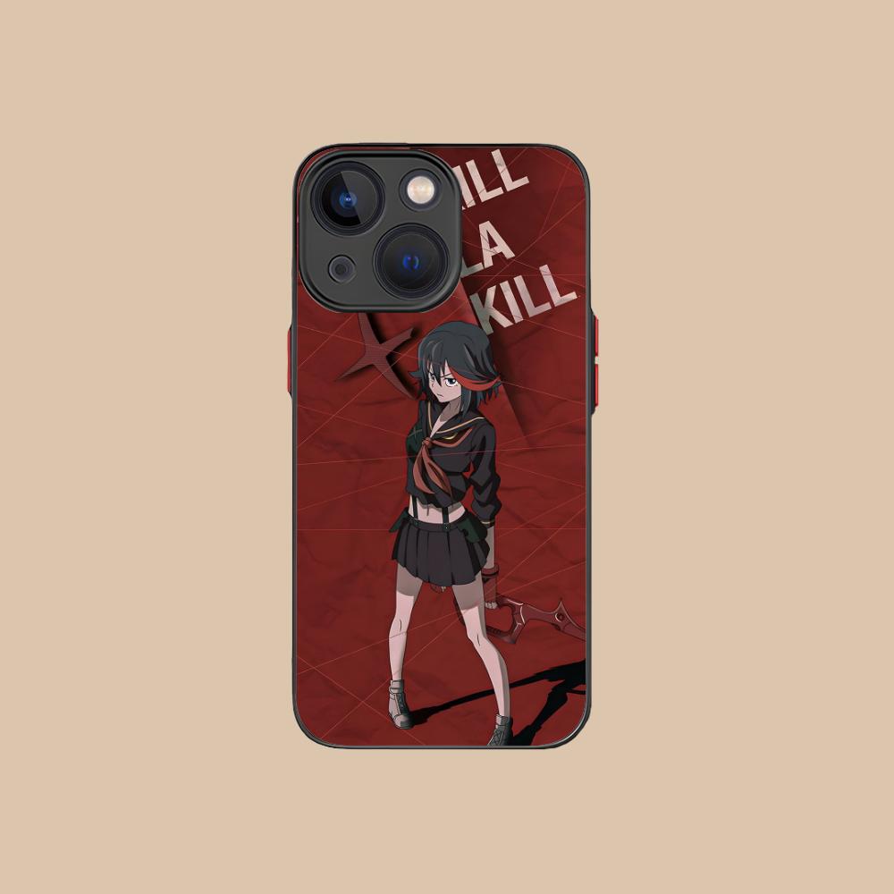 

Чехол для телефона La Kill Ryuko Matoi для iPhone 16 15 14 13 12 11 X XR XS 8 7 Pro Max Plus Mini Силиконовая крышка с цветной печатью Роскошный iPhone 7 Plus