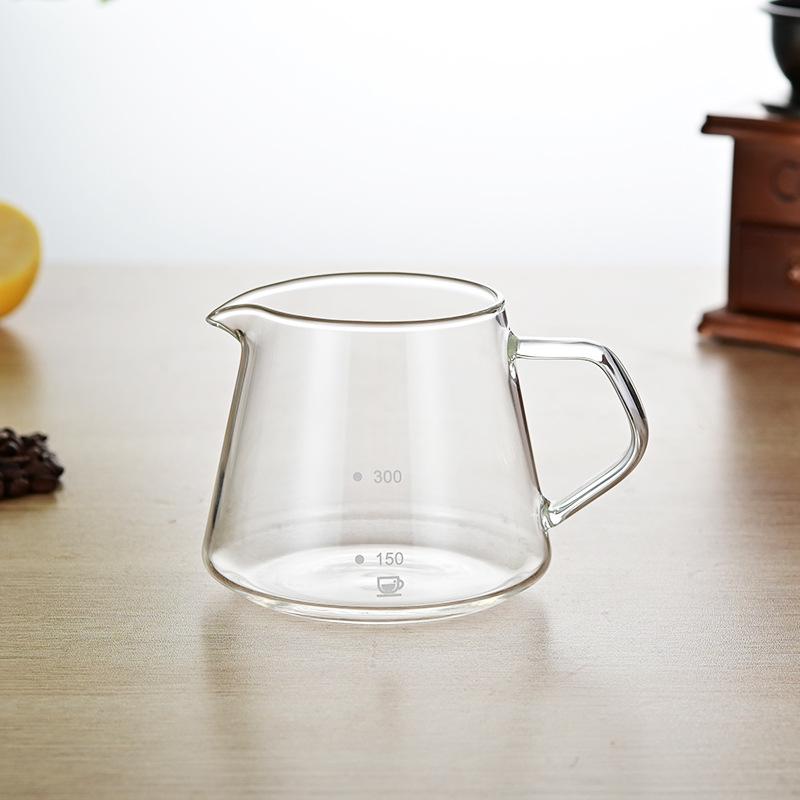 Borosilicate Glass Pour-Over Coffee Maker with Handle