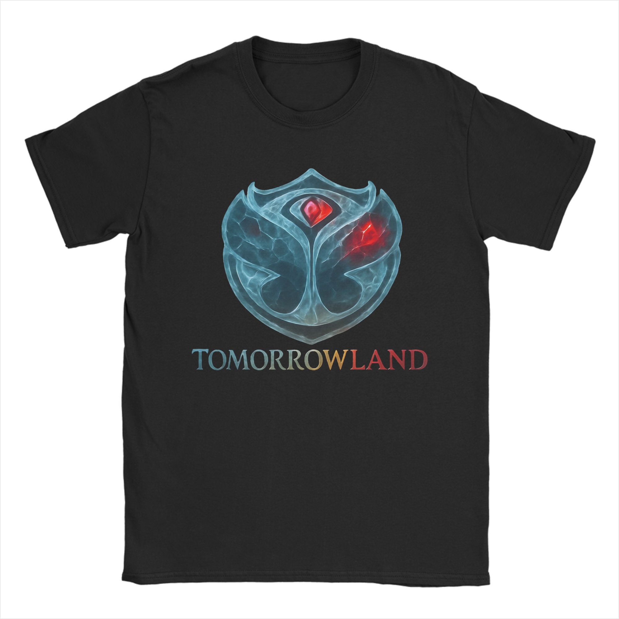 

Tomorrowland Belgium Music Festival T Shirt Men s Vintage Cotton T Shirts Summer O-Neck Tees Custom Logo Plus Size Clothes - ... S разноцветный