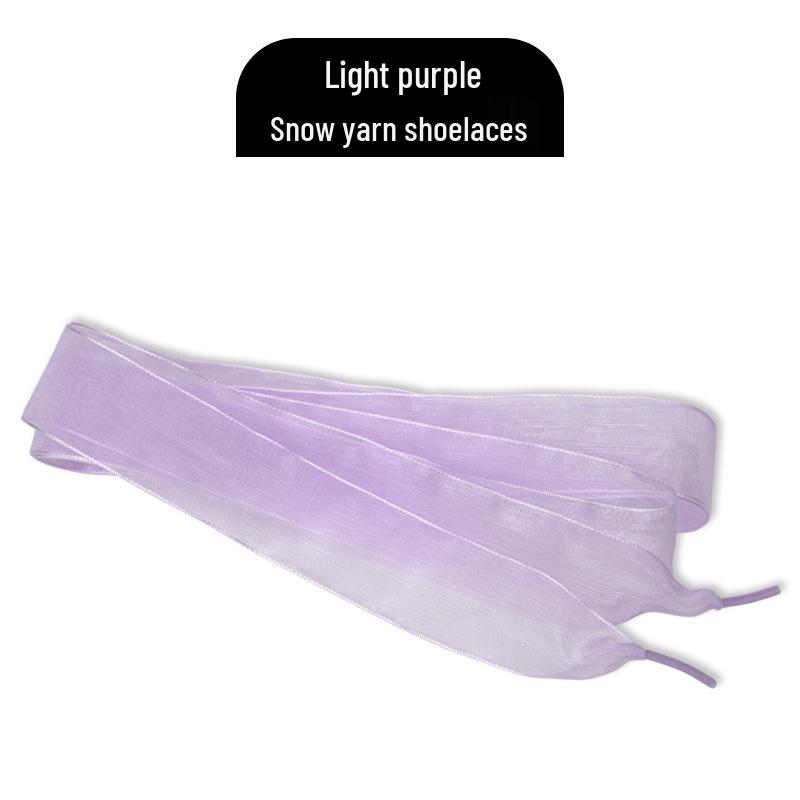 Chiffon-Schnürsenkel: 2,5 cm breit für Samba-, deutsches Trainings- und Rennschuhwerk (Paar)