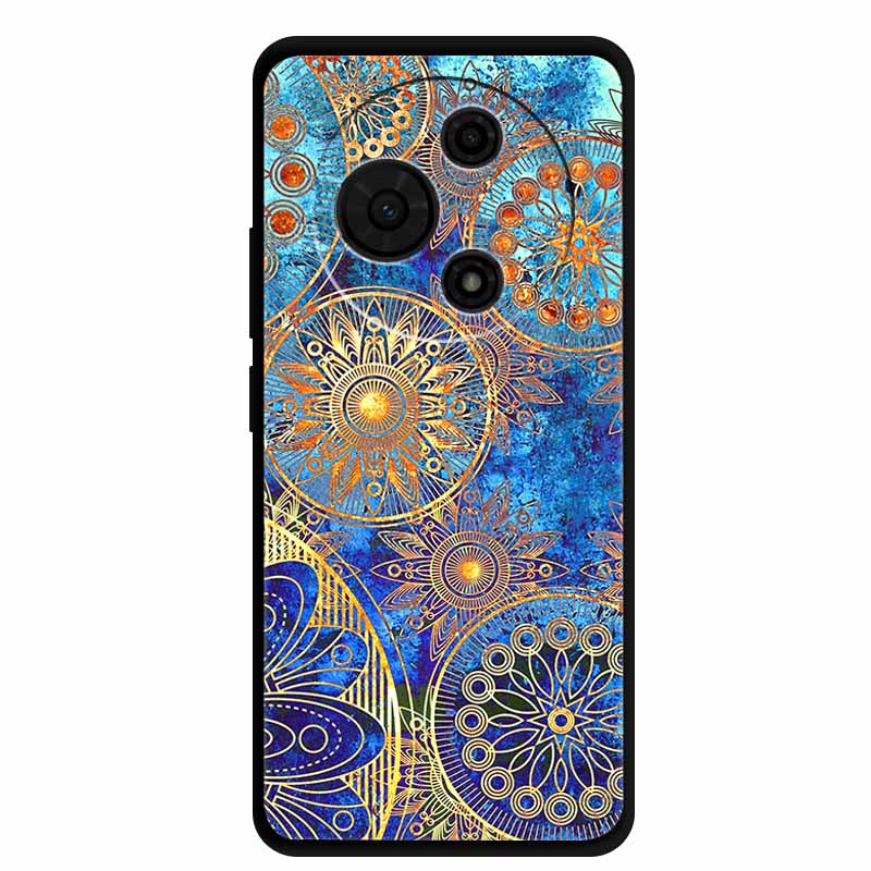 Für TCL 60 SE Hülle T517H Niedliche Cartoon Bunte Weiche TPU Silikon Rückseite für TCL 60 SE Hülle Schwarze Handyhülle Funda TCL60 SE