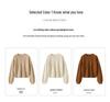 Double-Strand Tassel Round Neck 100% Pure Cashmere Sweater for Autumn/Winter 2024 - Loose Fit, Light Luxury Style for Women