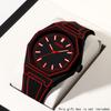 Trend Line Watch Comic Student Two Dimensional Quartz Watch Art Design Personality Watch Trend Watch