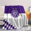 Coperta di Flanella Stampata FK Austria Vienna, Alta Qualità, Confortevole per Tutte le Stagioni, Arredamento per la Casa, Calore e Comfort