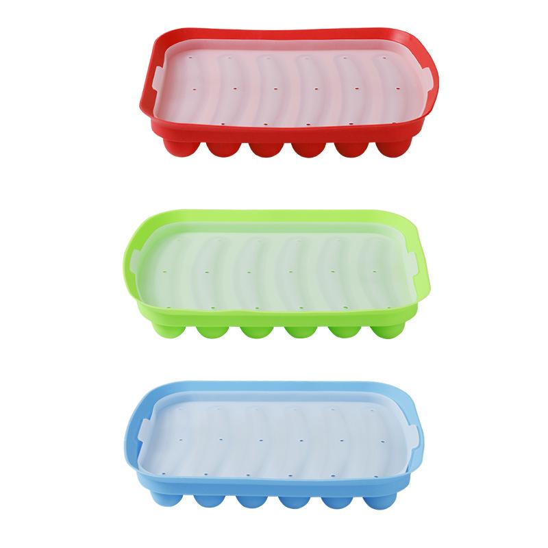 Moules à Saucisses en Silicone Pour Démoulage Facile; Outils de cuisson ménagers pour hot-dogs, jambon et saucisses; Moules à saucisses.