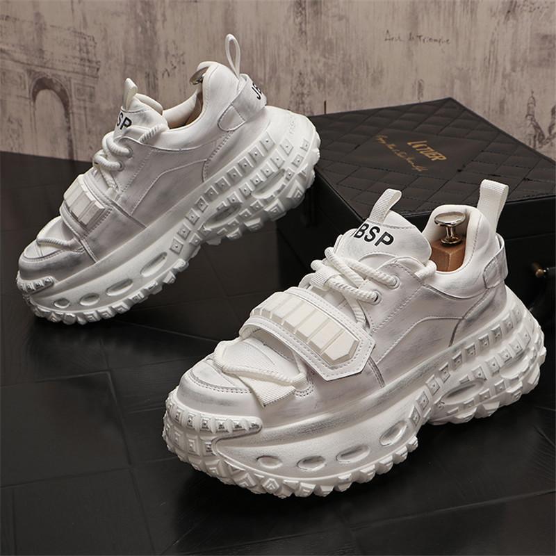 Men's Sneakers Fashion High Quality Casual Sports Shoes for Men Platform Non-slip Running Shoes Male Soft Platform Shoes zapatos