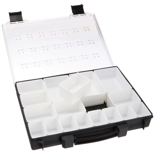 Iris Ohyama Tool Box Parts Separator PS-330 Gray Set of 2