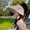 Advanced Sunshade Empty Top Hat Women's Summer Sweet Versatile Outdoor Travel Sunscreen Hat Showing Face Small Headband Hat