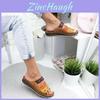 Elegant Summer Women Three-color Stitching Sandals With Open Toe Beach Wedges