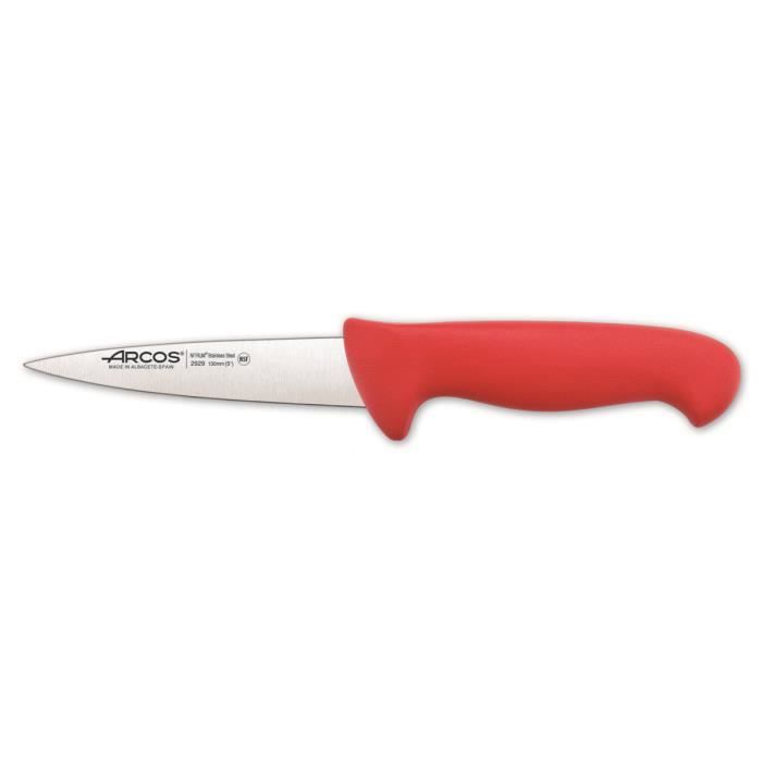 Couteau de boucherie - ARCOS - Prof 292922 - Acier inoxydable NITRUM - Lame 13 cm - Mango ergonomique