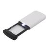 Pull-Out 4x Illuminated Lighted Magnifier with 1 LED Light Portable Pocket Loupe Magnifier for Reading Jewelry/Antique Appraisal