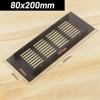 Tool Air Vent Grille Rectangular Reparing Replace Replacement Air Vent Air Vent Cover DIY For Cabinets Grille New