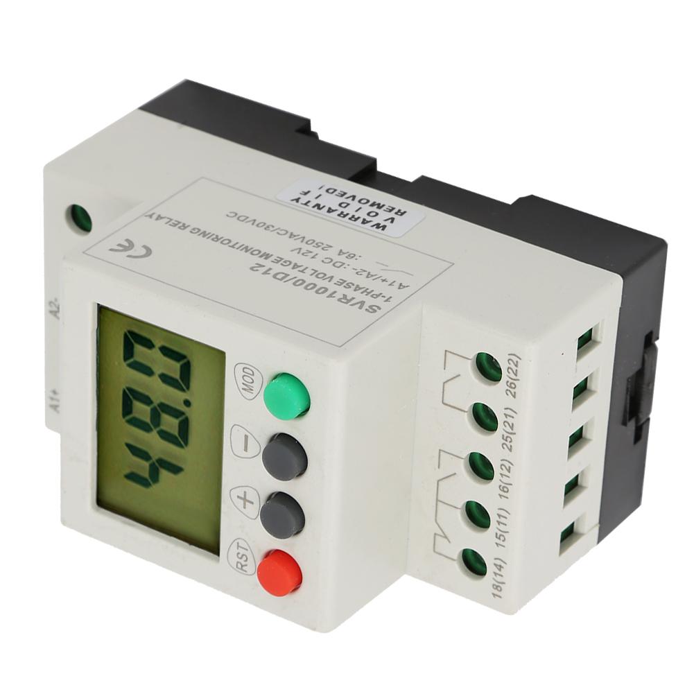 SVR1000 Single Phase Over Voltage Under Voltage   Relay(D12)