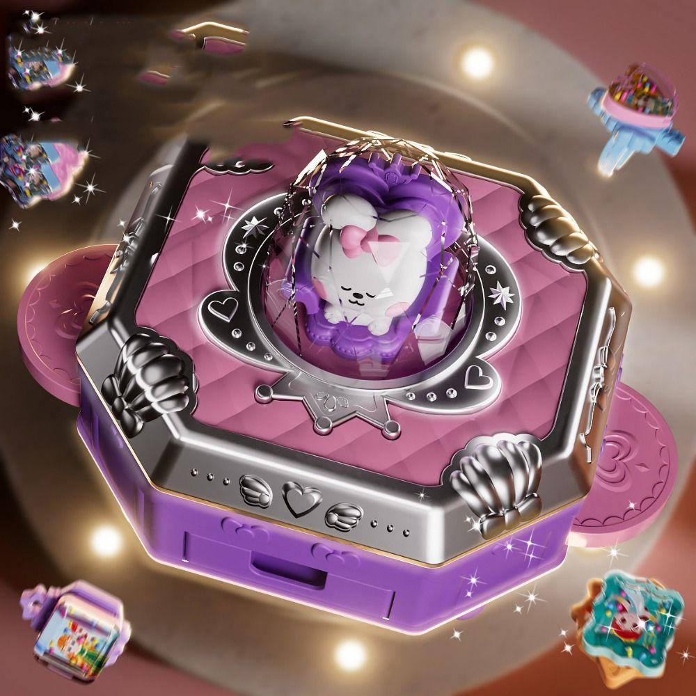 Rabbit Magical Goo Card Gift Box 3D Goo Card Full Set Stickers Cute Goo Card Sticker Set  Girls