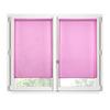 Pair of Voile Bise-Bise Curtains 70 X 200 Cm Fuchsia