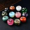 1 Pcs Natural Stone Crystal Apple Ornament, Jade Crystal Mini Handbag Ornament, Home Living Room Decoration, Christmas Eve Birthday Gift