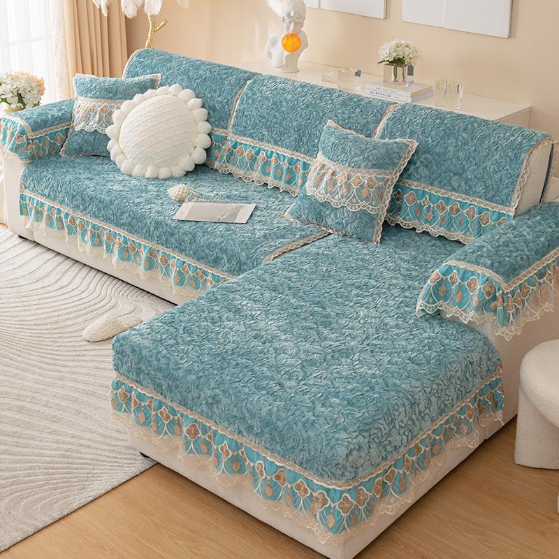 Sofa Cover Cloth High Sense Four Seasons Universal Non-Slip Sofa Cover Full Covered One Piece Simple All-Inclusive Sofa Cover
