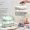 Square Portable Cosmetic Bag Kawaii Toiletry Bag Portable Handheld Cosmetic Case  Travel