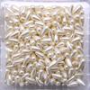 Beige High-Gloss Water Drop Imitation Pearl Beads for DIY Jewelry and Clothing Accessories