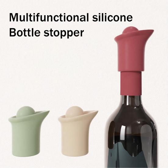 Siliconen Wijnstop Herbruikbare Wijnflesstopser Afsluiting Fleshoes voor Bier Champagne Huis Keuken Bar Gebruik