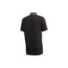 Adidas Originals Trefoil Casual Sports Breathable Embroidered Collar Short Sleeve Polo Shirt Men Tops Black FM9952