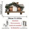 1 PCS 2D Wooden Hanging Decoration Cozy Birdsong Floral Cottage Wooden Sign Simple Key Hangers Wall Art Wall Decor Porch Gifts