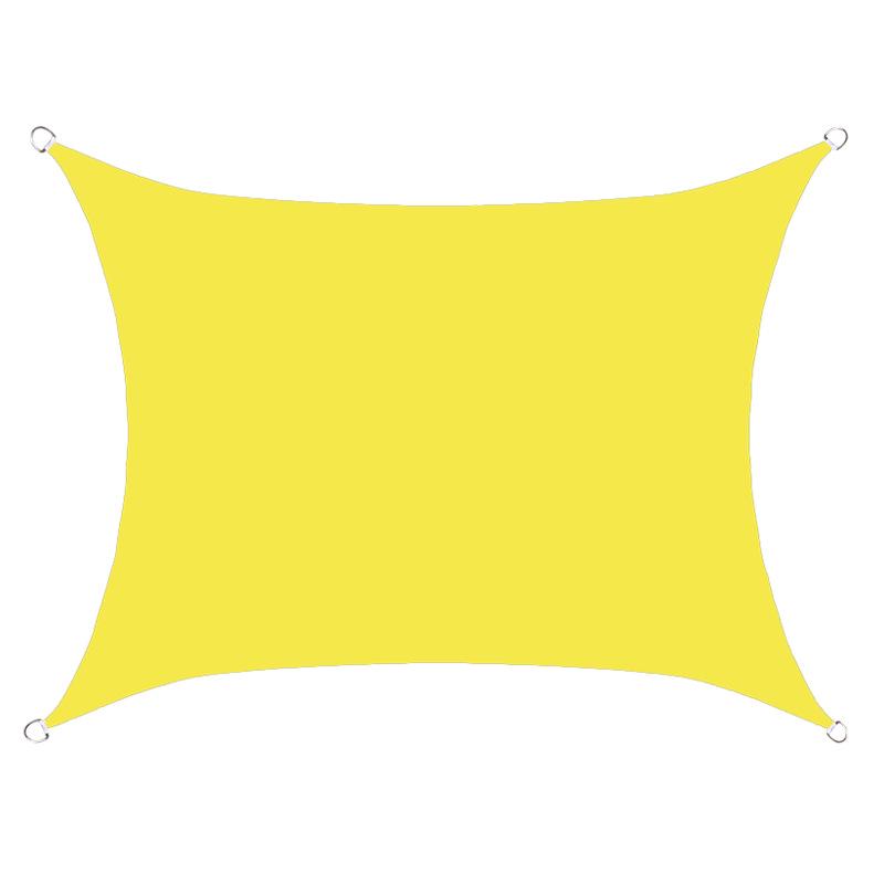 Rectangular 2x2.5m Waterproof, Sunproof, UV-Resistant Outdoor Shade Sail