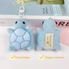 Sweet Turtles Children Toy Key Pendant Furry Miniature Plush Toy Keyring for Bags and Key Carry Along