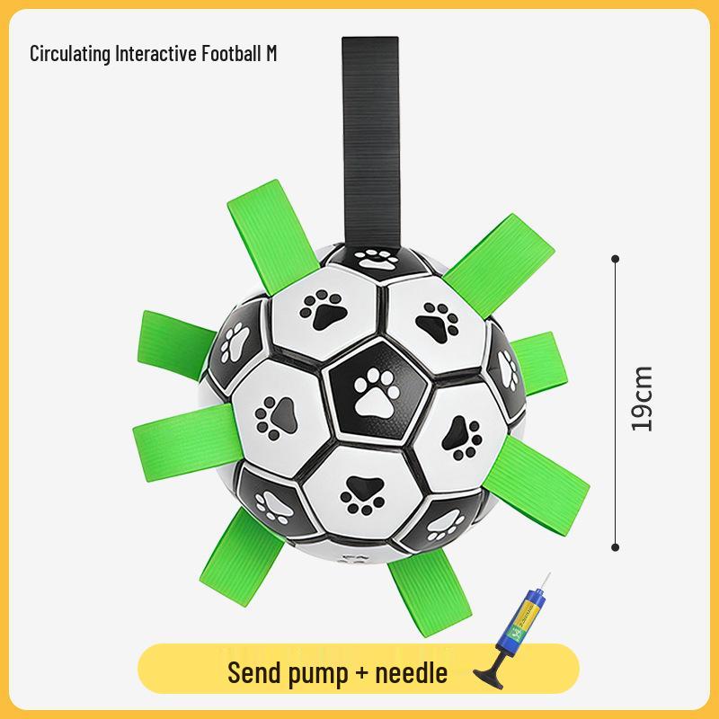 Self-Play Bite-Resistant Dog Toy Ball for Border Collies, Labradors, and Corgis