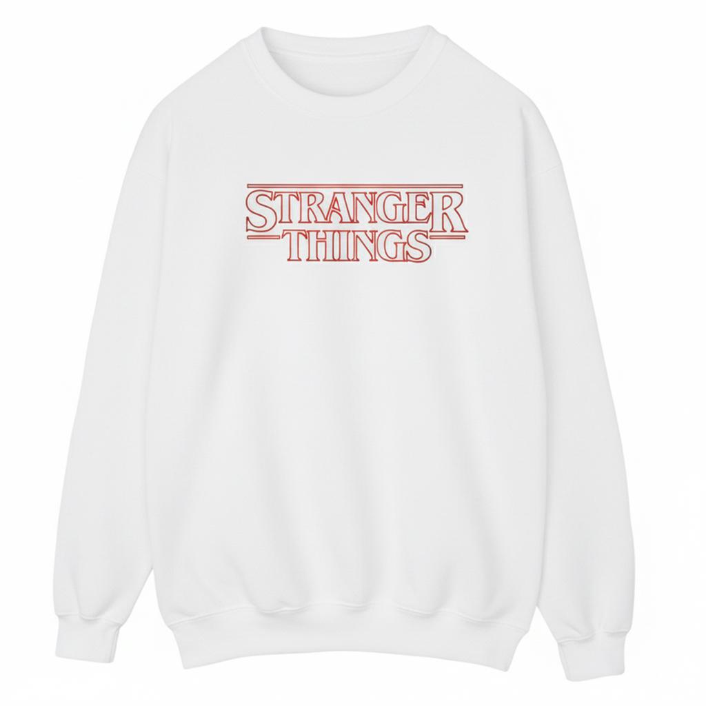 Netflix Stranger Things Glow Logo Sweatshirt for kvinner/damer