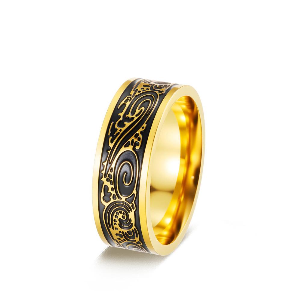 Nuevo Conjunto de Anillos Retro de Acero Inoxidable - Joyería Personalizada