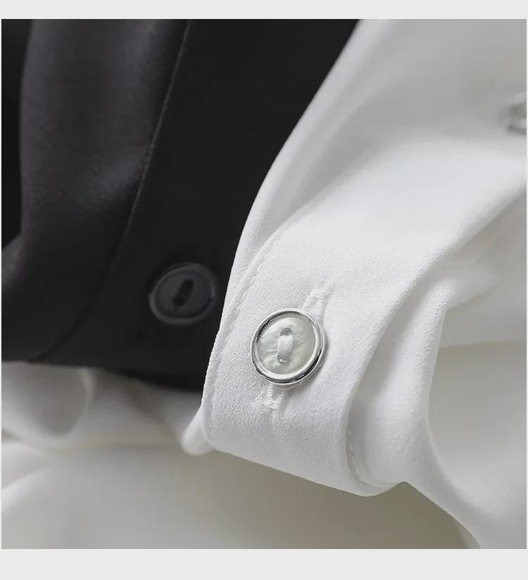 Women's White Sleeveless Chiffon Vest Top with Collar for Layered Wear