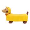 Cute Dachshund Resin Succulent Planter Adorable Dog-Shaped Flower Pot Funny Little Dog Flowerpot for Indoor Outdoor Patio Garden